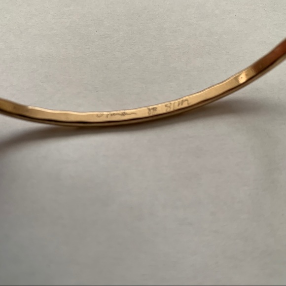 Small Gold Fill Cuff Bracelet - Picture 6 of 7